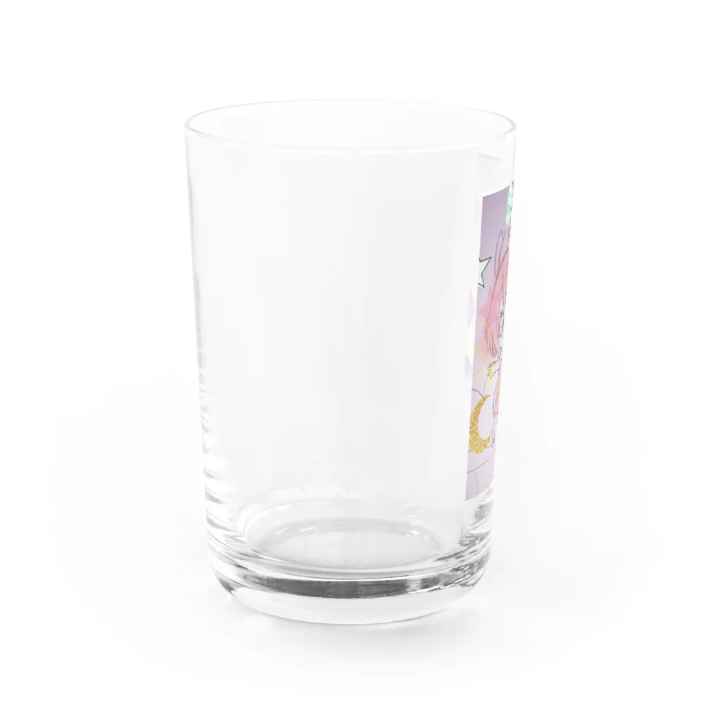 りんか(きらりん) 宮田担 ❤ご主人様☆夜空☆のりんかイメイラグッズ Water Glass :left