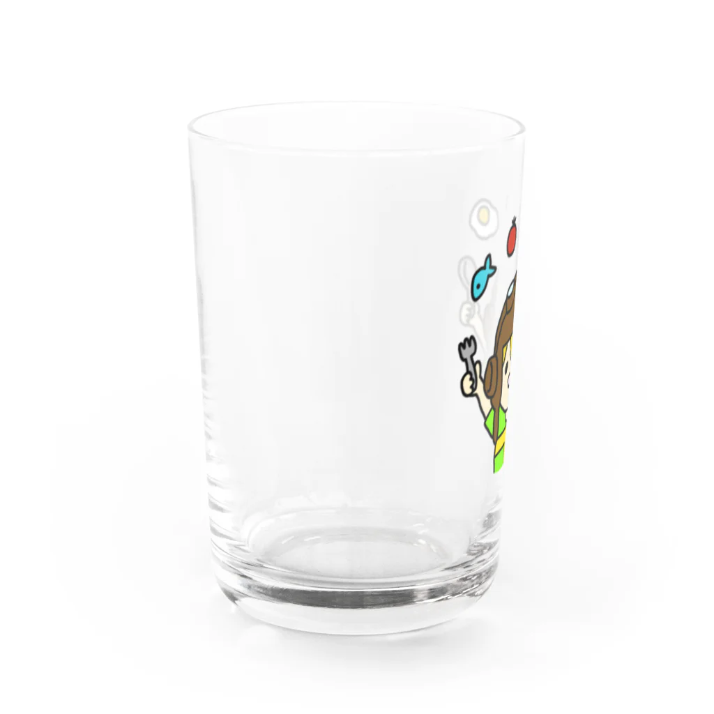 【公式】INGO地球防衛隊の「ごはんですよ」グラス Water Glass :left