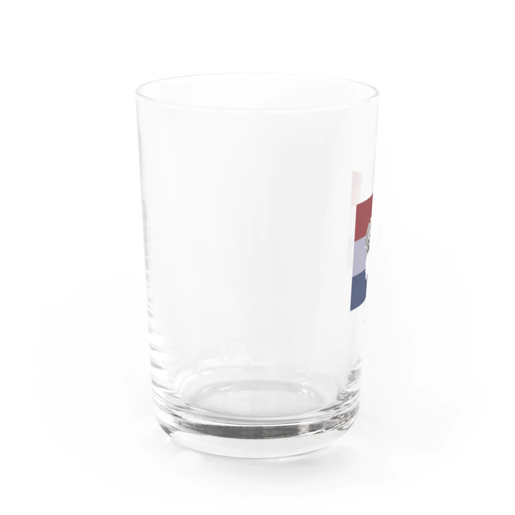 moka landのサングラスで決めてるシュナウザー！ Water Glass :left