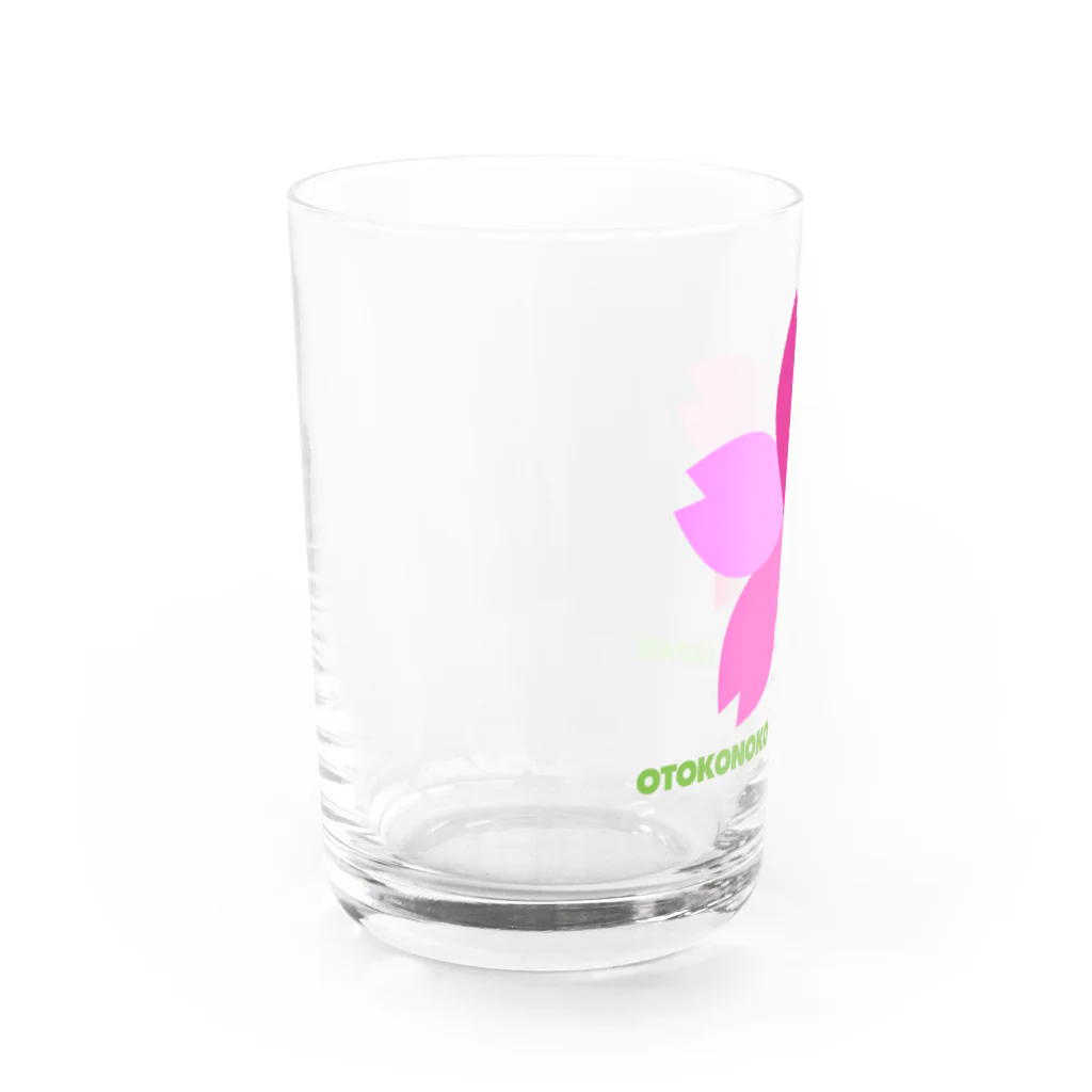 OTOKONOKOTOKYOJAPANのピンクのはなびら-PINKU NO HANABIRA- Water Glass :left