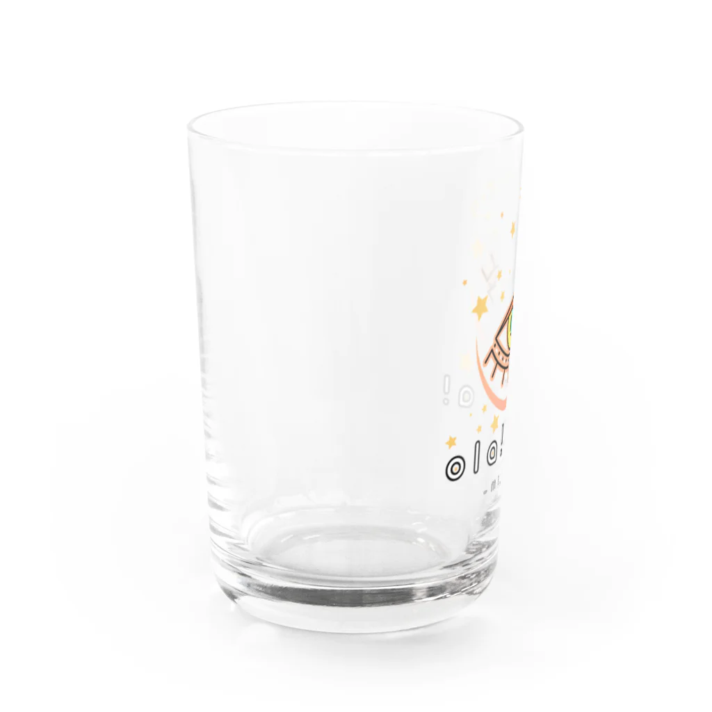 みぢゃく社長【オフィシャルグッズ】のola!ora! Water Glass :left