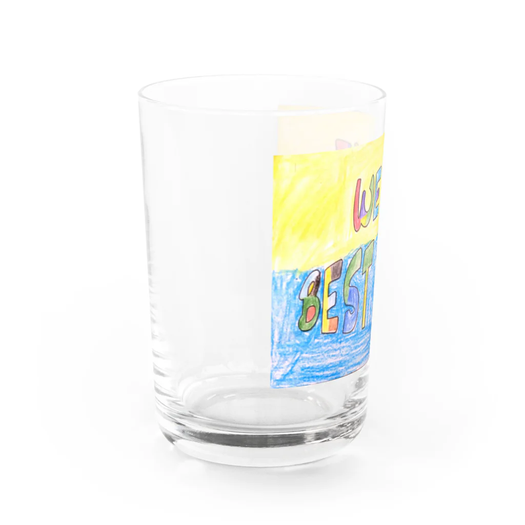 WE THE BEST MUZIKA in RWANDAのWe The Best Muzika ロゴ　～マウア バージョン～ Water Glass :left