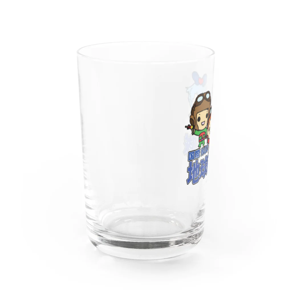 【公式】INGO地球防衛隊の「地球防衛隊」グラス Water Glass :left