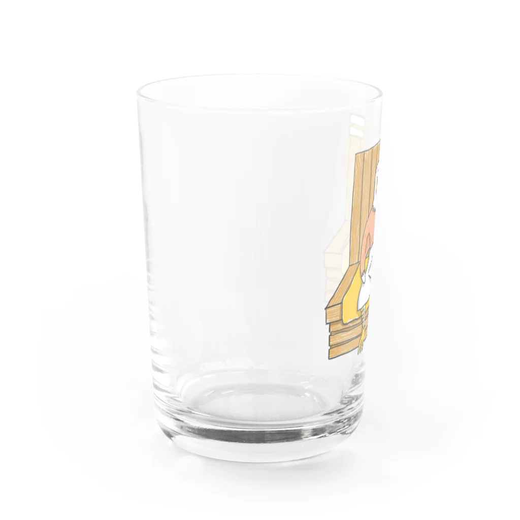 鳥若麻呂のサ活で整えてます Water Glass :left