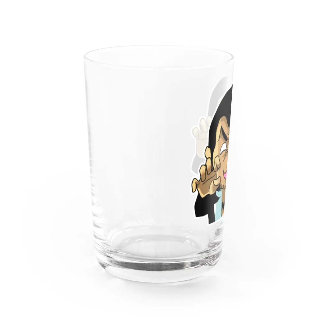 asunicoの怪しく笑うおじさん Water Glass :left