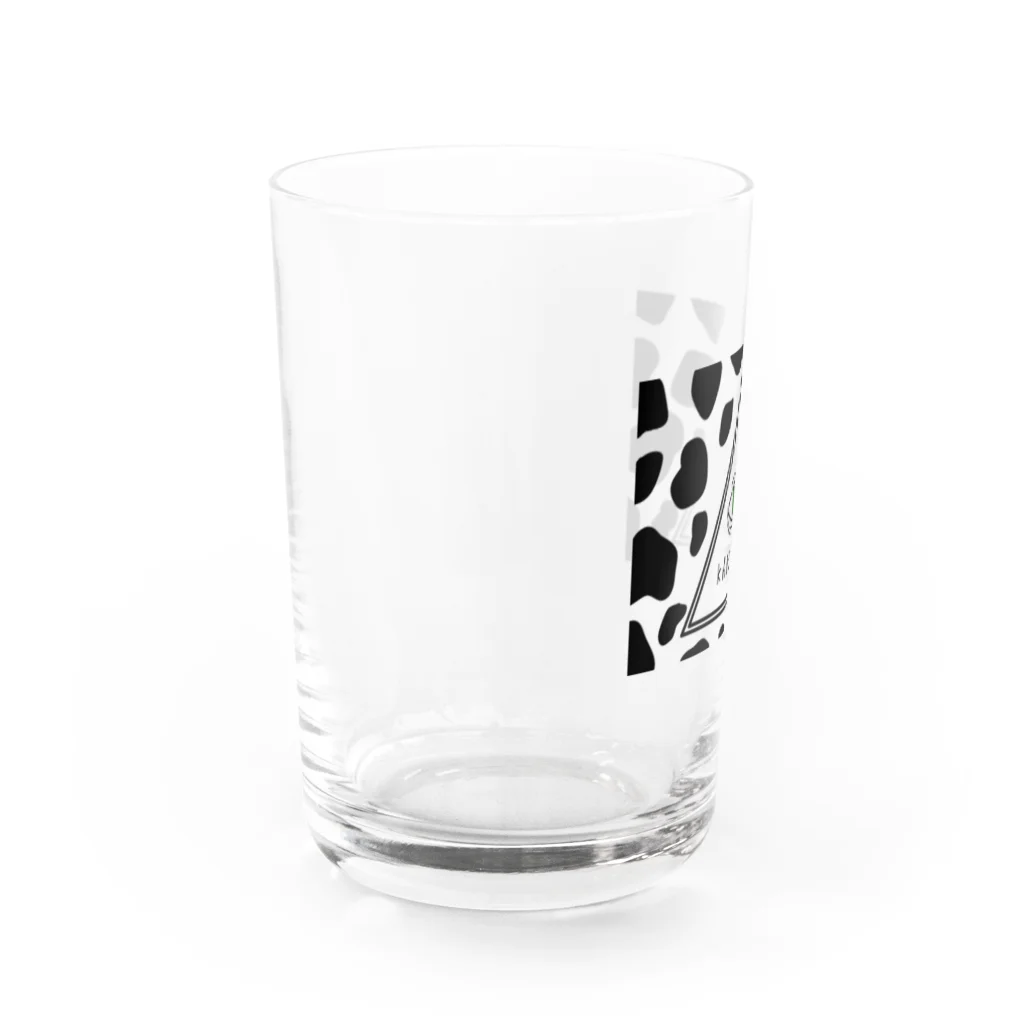 手描きのちゃみおんの風邪と思ったら花粉症 Water Glass :left