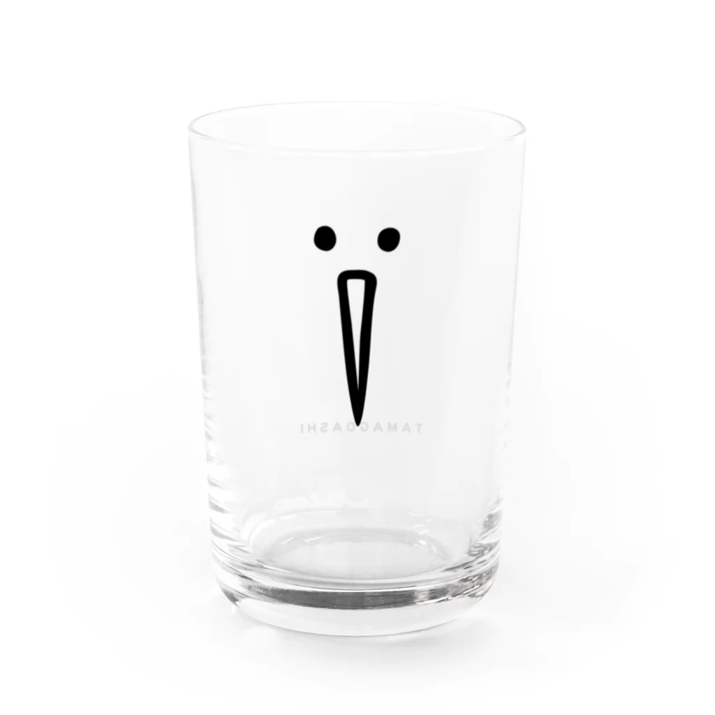 たまごあしのたまごあし　グラス < FACE > Water Glass :left