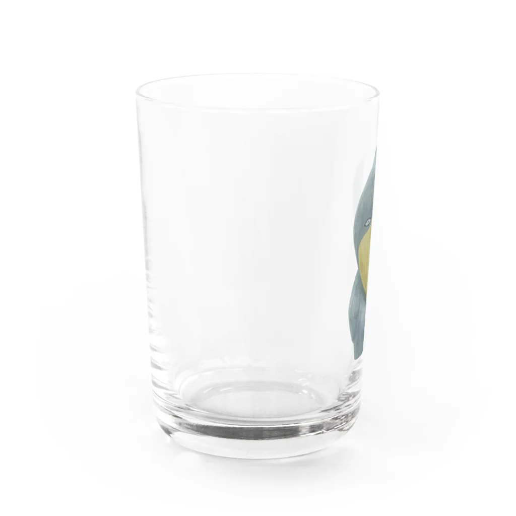 遊工房 ふじいのふじい動物園 ハシビロコウ Water Glass :left