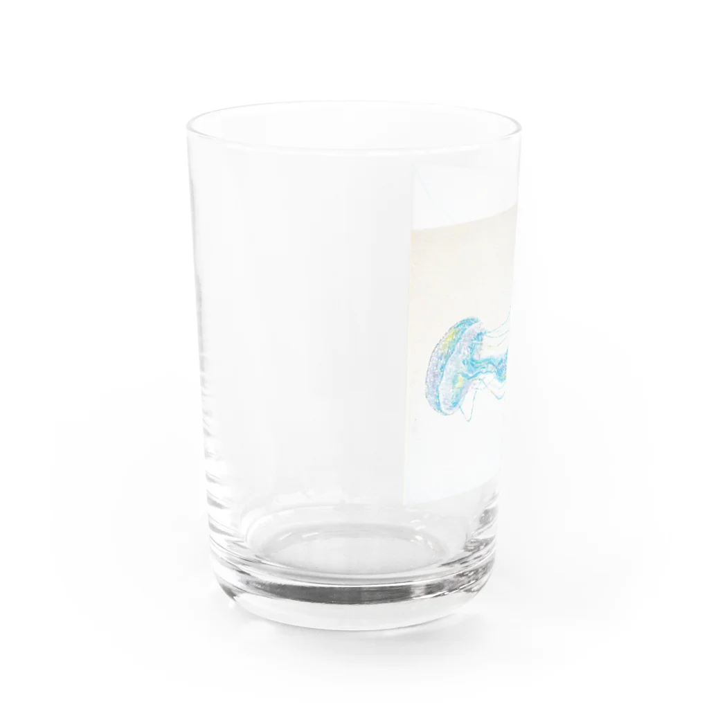 クラゲのオーロラクラゲ Water Glass :left