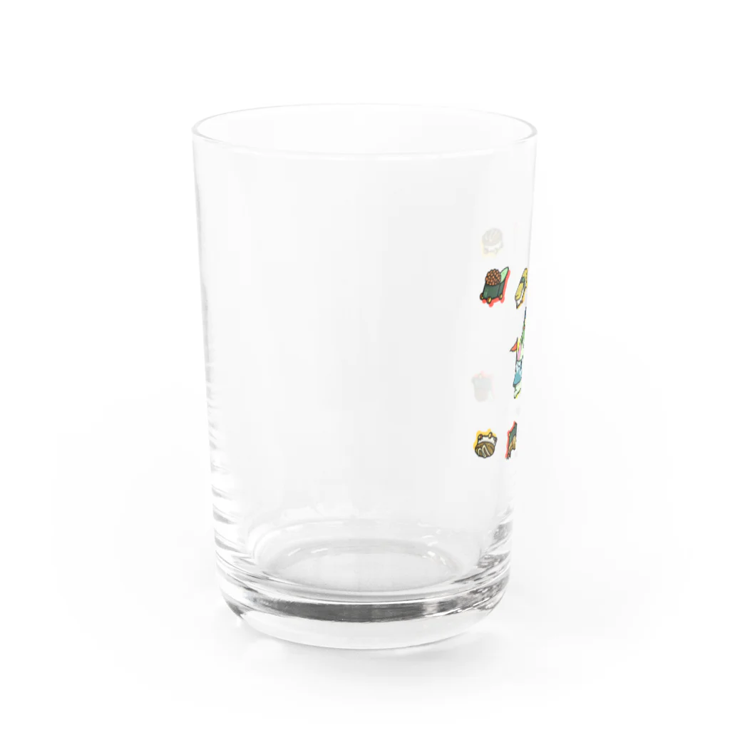 なべぽよの絵置き場の無限すし列車T Water Glass :left