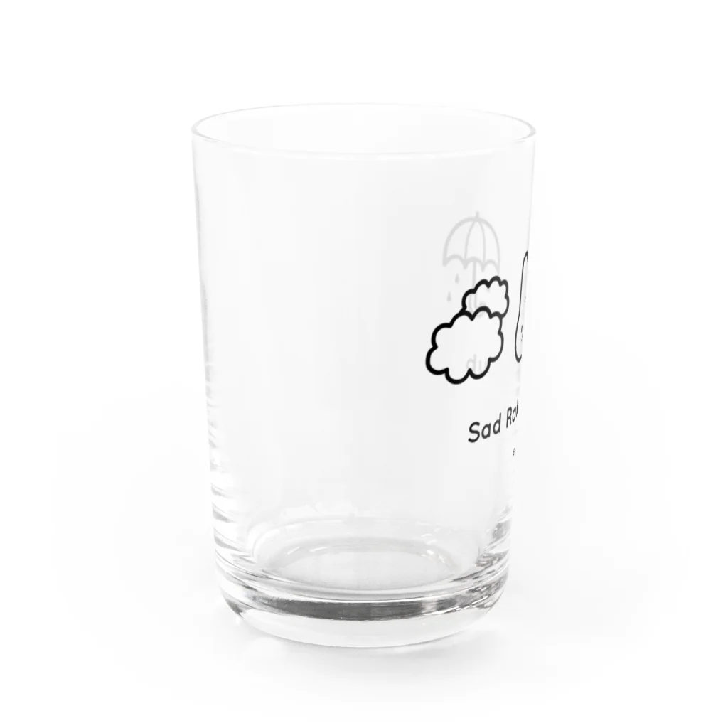 IENITY　/　MOON SIDEの【IENITY】Sad Rabbit Club #Black Water Glass :left