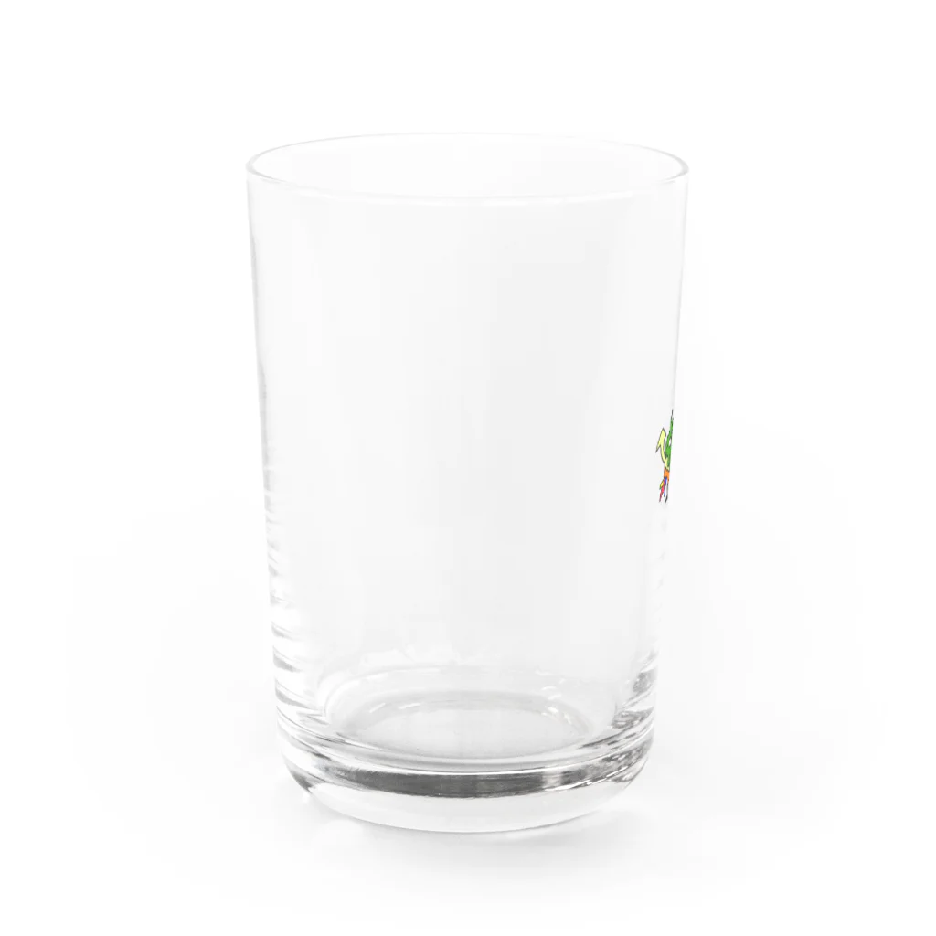 けたらふゆの白カメちゃん Water Glass :left