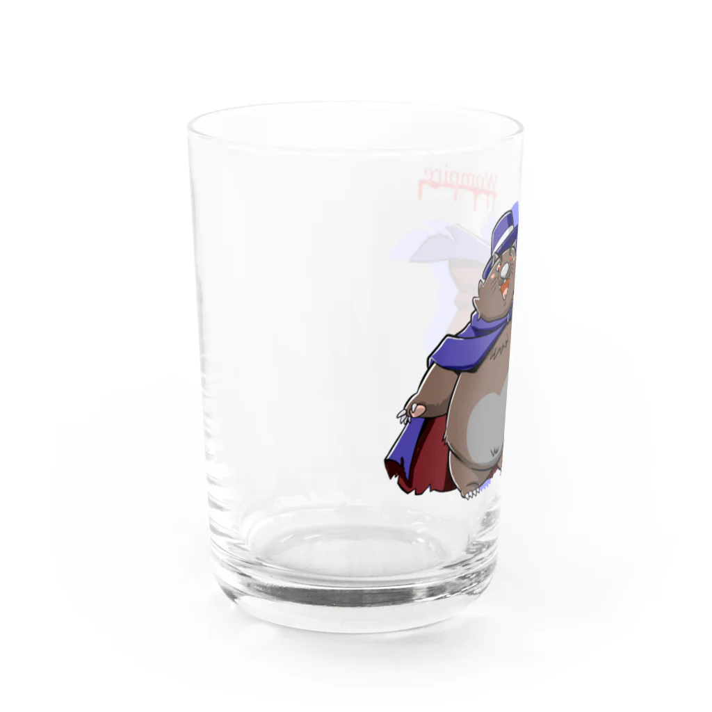 ずんぐりむっくりのウォンパイアくん Water Glass :left