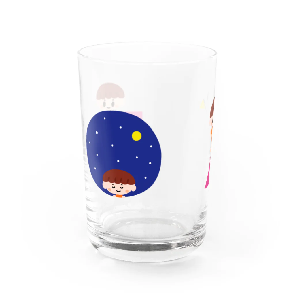 たなかのべりのキッズなシーン まる・さんかく・しかく Water Glass :left