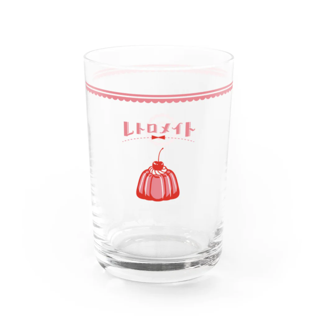 Web Shop オカチメンコのレトロメイト＊ゼリー -Desert- グラス Water Glass :left