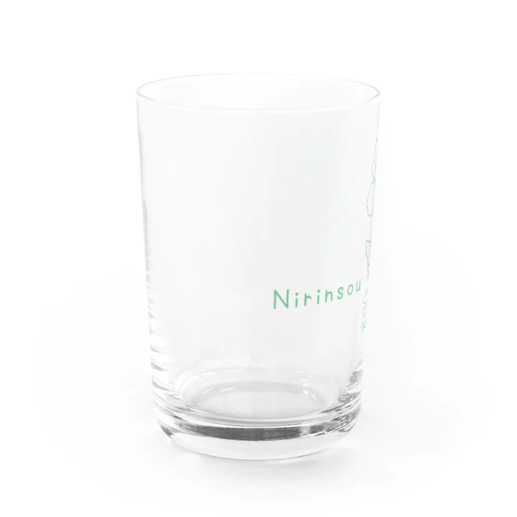 道草屋のニリンソウ -Nirinsou- Water Glass :left