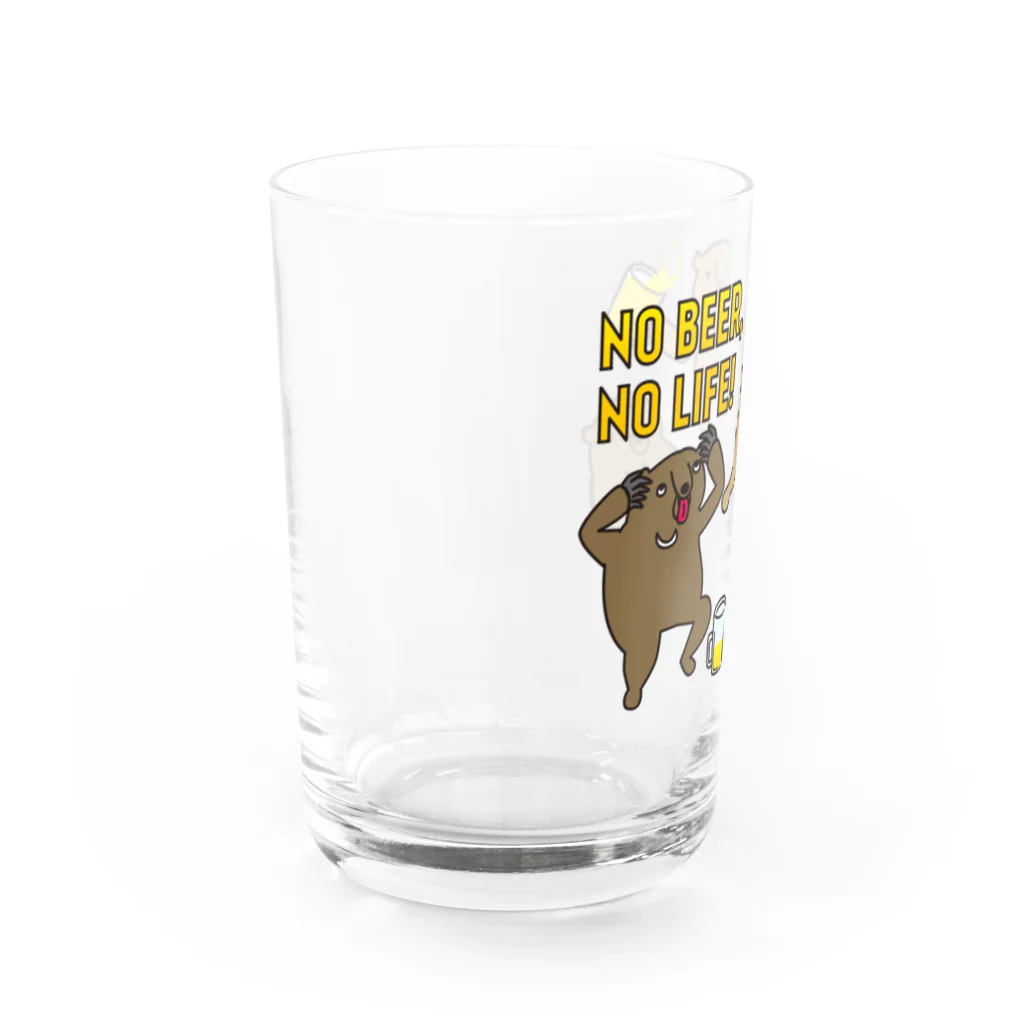 mojokinnのNO BEER, NO LIFE Water Glass :left