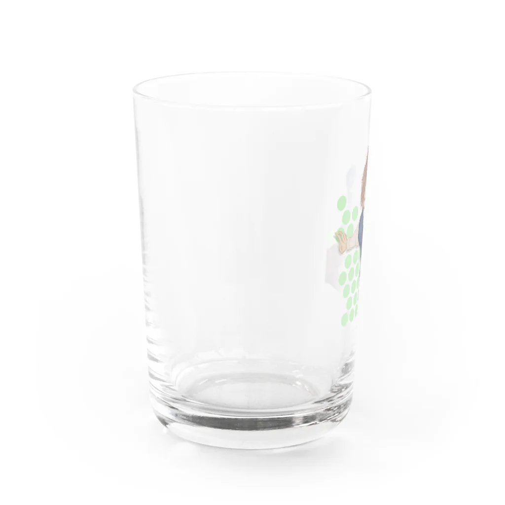 サノ二乗の爽やかな青年 Water Glass :left