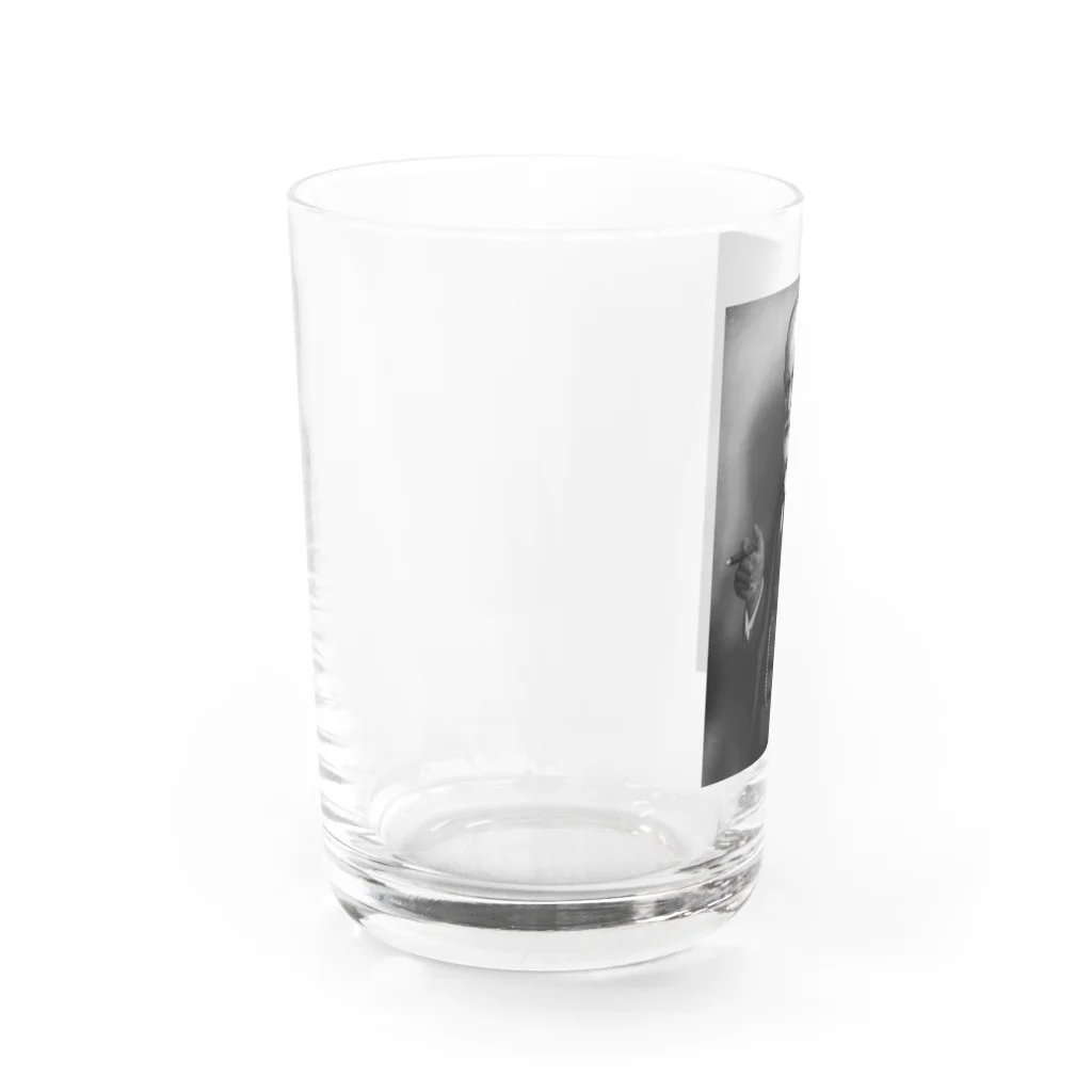 旨味教授といちごもちぷりんのフロイト Water Glass :left