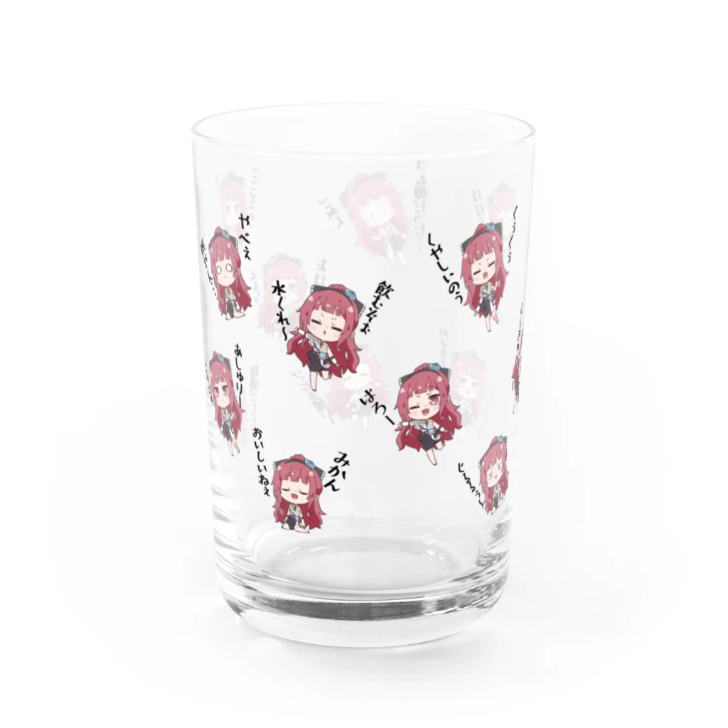 あしゅりーChannel🅰️❤️のちびあしゅりーグラス Water Glass :left