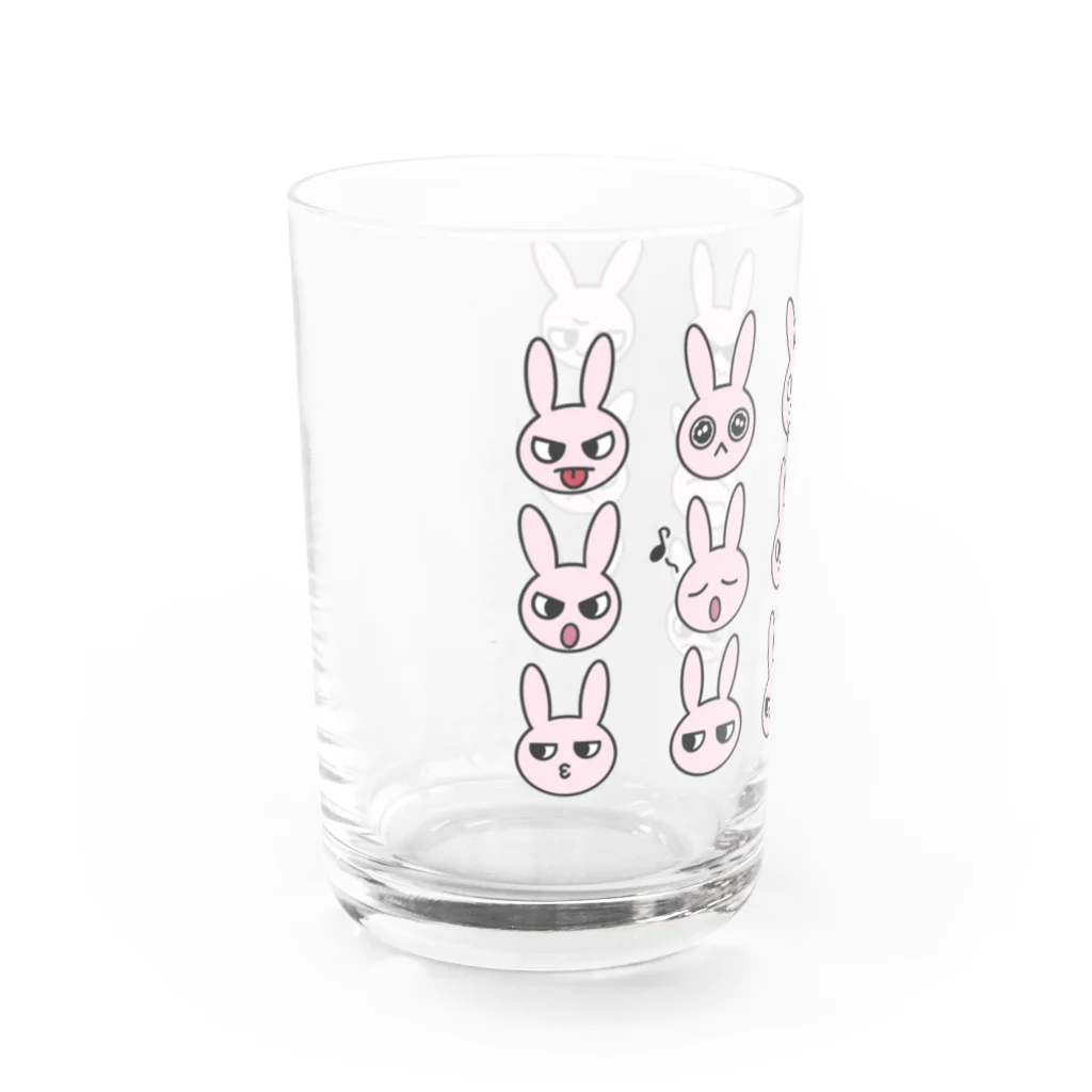 みつまめちゃんのいろいろうさちゃん Water Glass :left