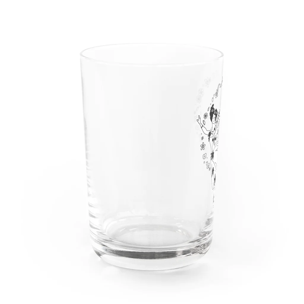 バレエシルエット ballet*pointe_pon*のレジェンドシリーズ【Spring has come!】 Water Glass :left