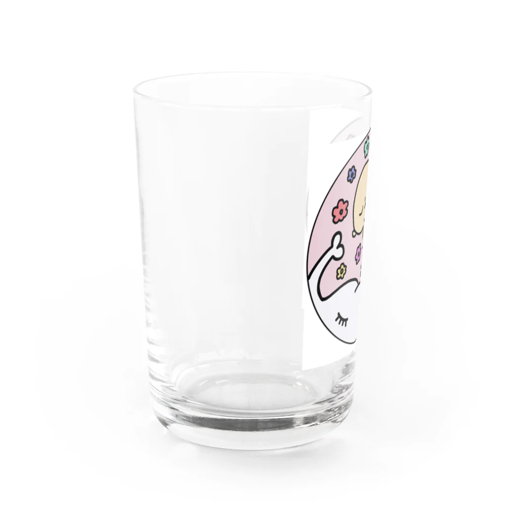 ブッディズムのほーはいさん【花まつり】 Water Glass :left