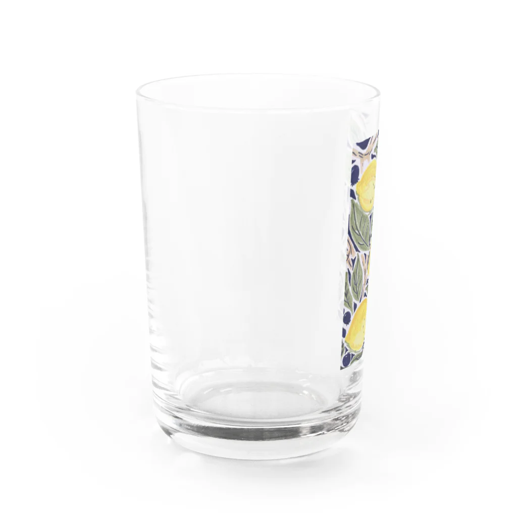 五月晴れのレモン Water Glass :left