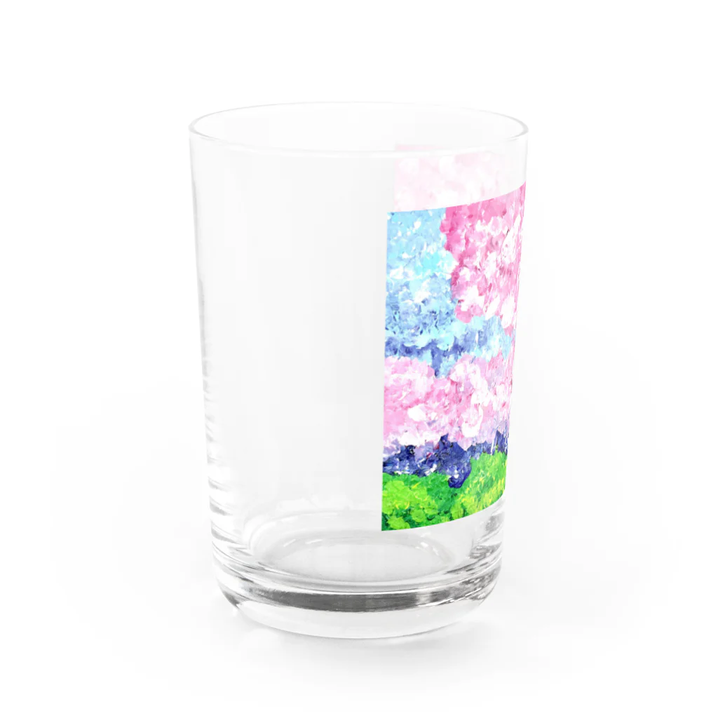 ぽんすけ屋の桜シリーズ Water Glass :left