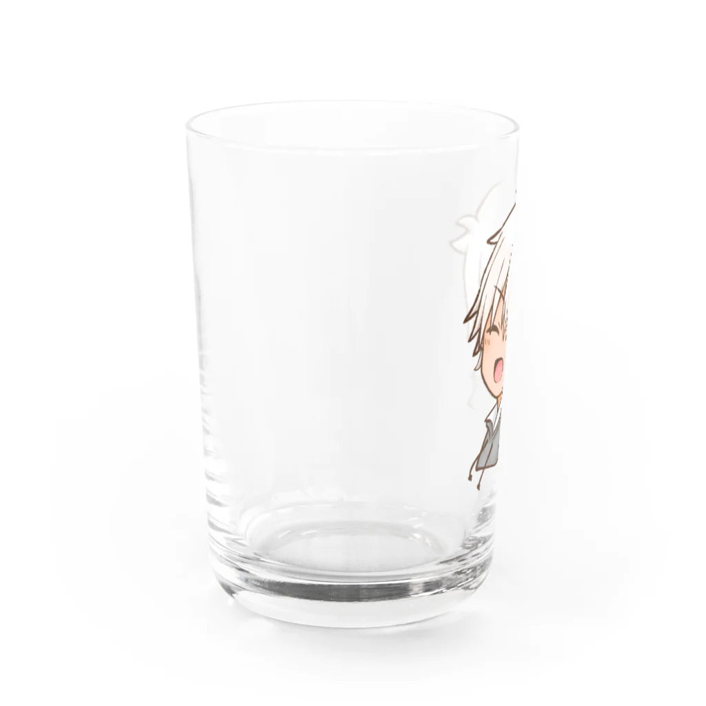 しろいのショップのスマイルレイン（人間ver.） Water Glass :left