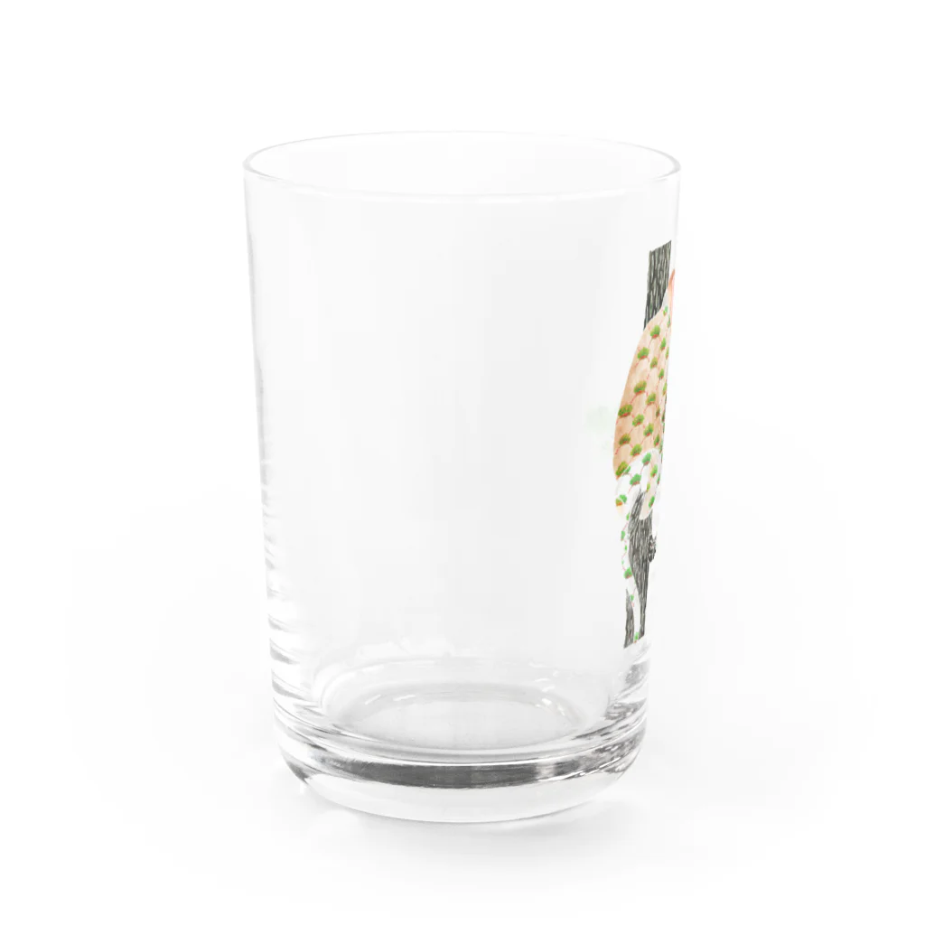 文様動物園 Pattern Zoo Museum shopの笠松 × テングザル Water Glass :left