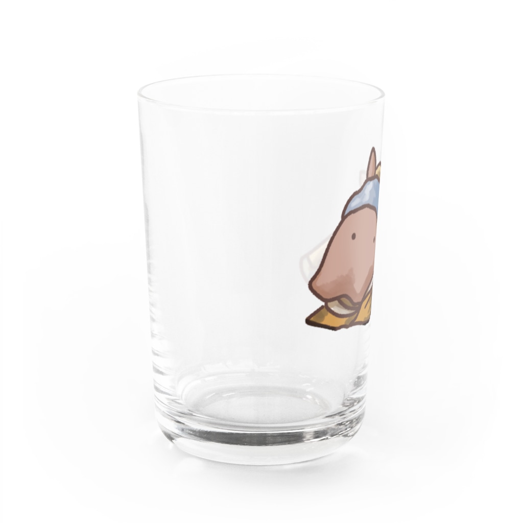 ゥッッの真珠の耳飾りメン Water Glass :left
