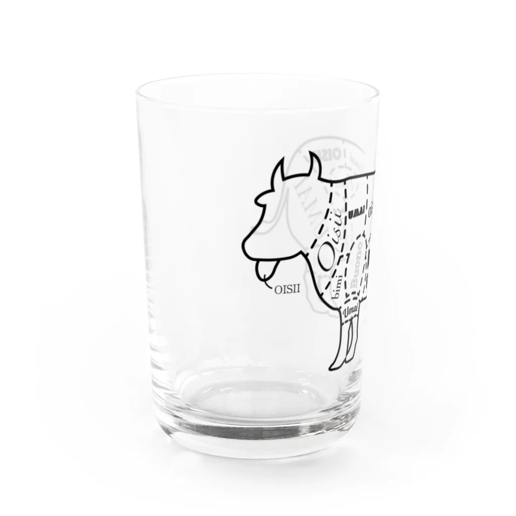 みちはるの頭の中の牛肉っておいしいよね Water Glass :left