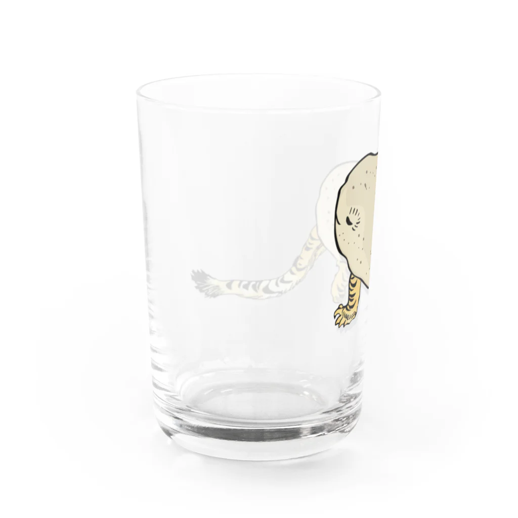 INIの浮世絵　変な生き物　虎子さん Water Glass :left