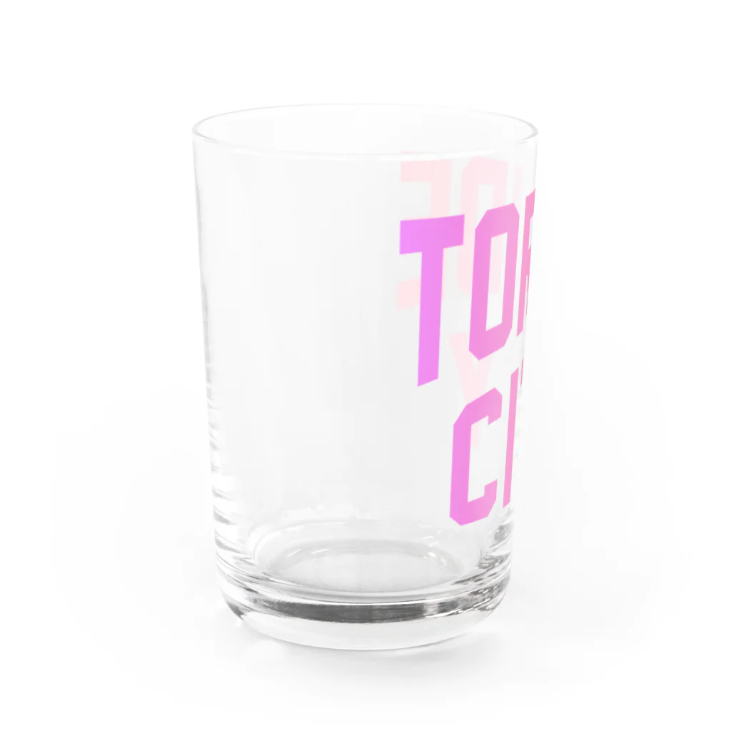 JIMOTOE Wear Local Japanの取手市 TORIDE CITY Water Glass :left