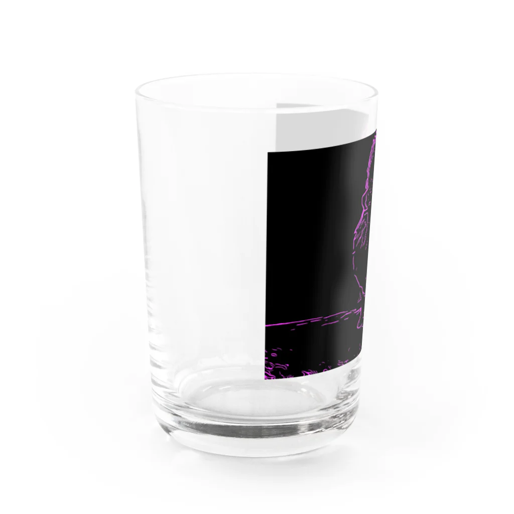 ポメラニアン倶楽部のポメラニアン Water Glass :left