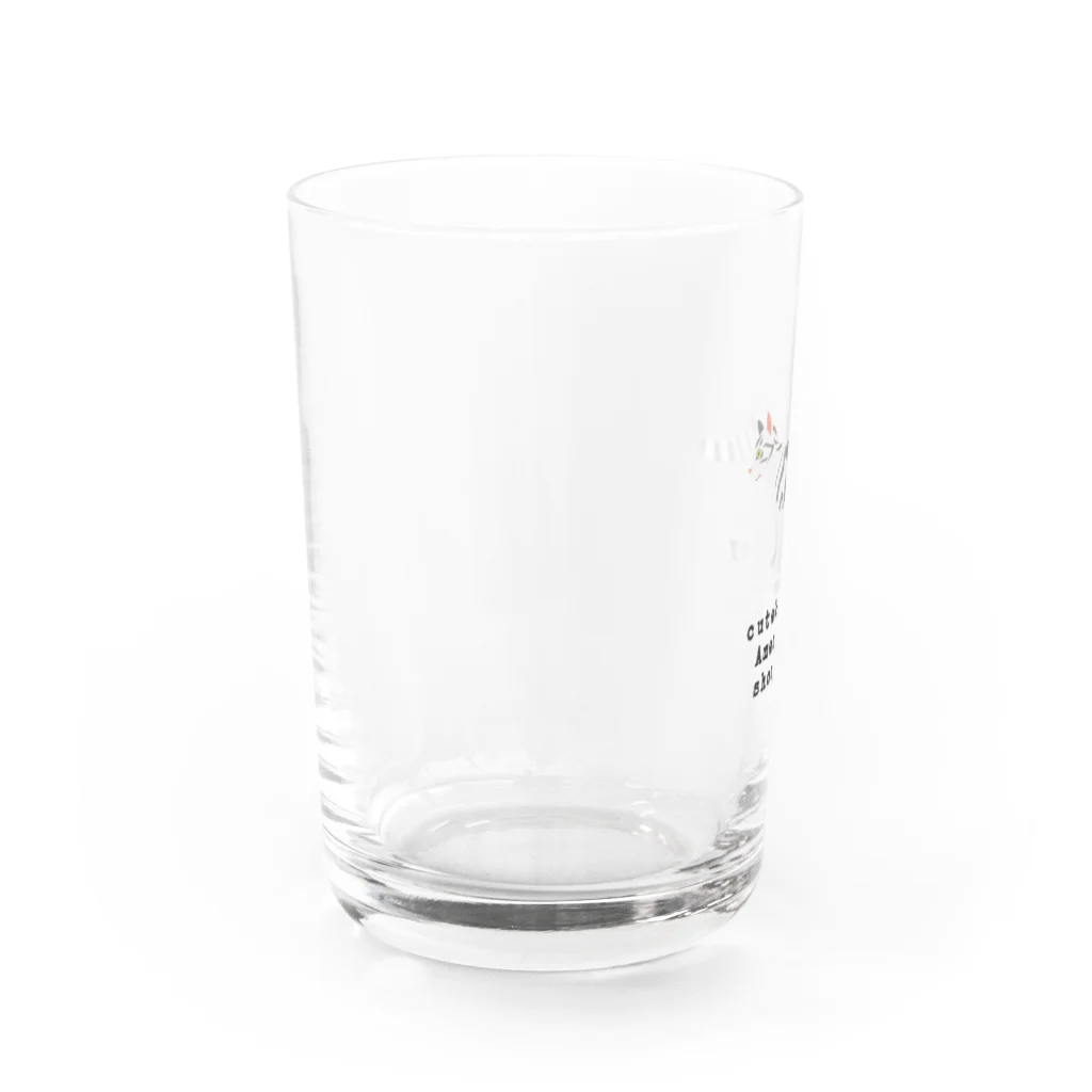 orange_honeyの猫1-11 アメリカンショートヘア Water Glass :left