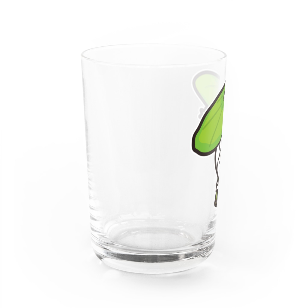 きくのらくがきのふきときく Water Glass :left