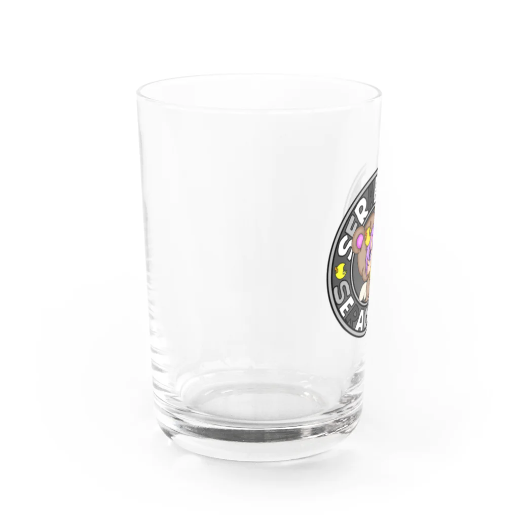 えっちゃんの聖羅っクマ Water Glass :left