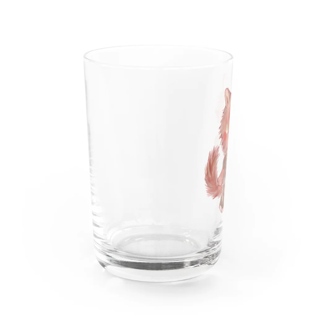 ノアオオカミのオオカミのウルフル Water Glass :left