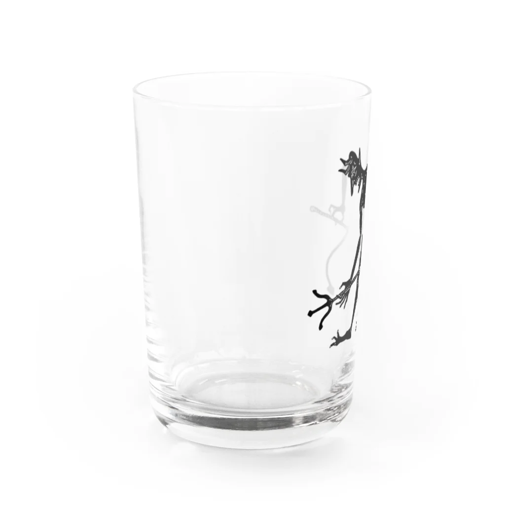 あらぶり屋のでびるやん Water Glass :left