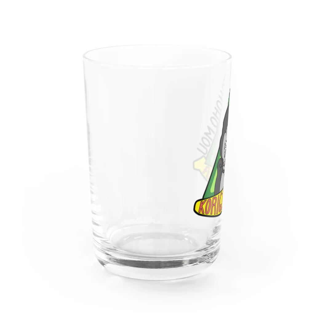 生物＝ケモノのヲ店のトホホ もう、こりごりら Water Glass :left