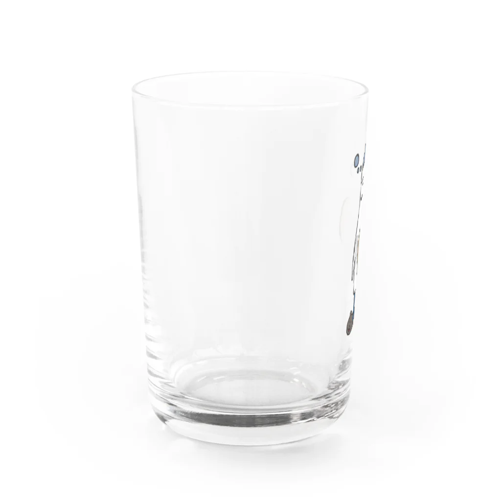 桃山商店のオバケちゃん（早起きは苦手） Water Glass :left