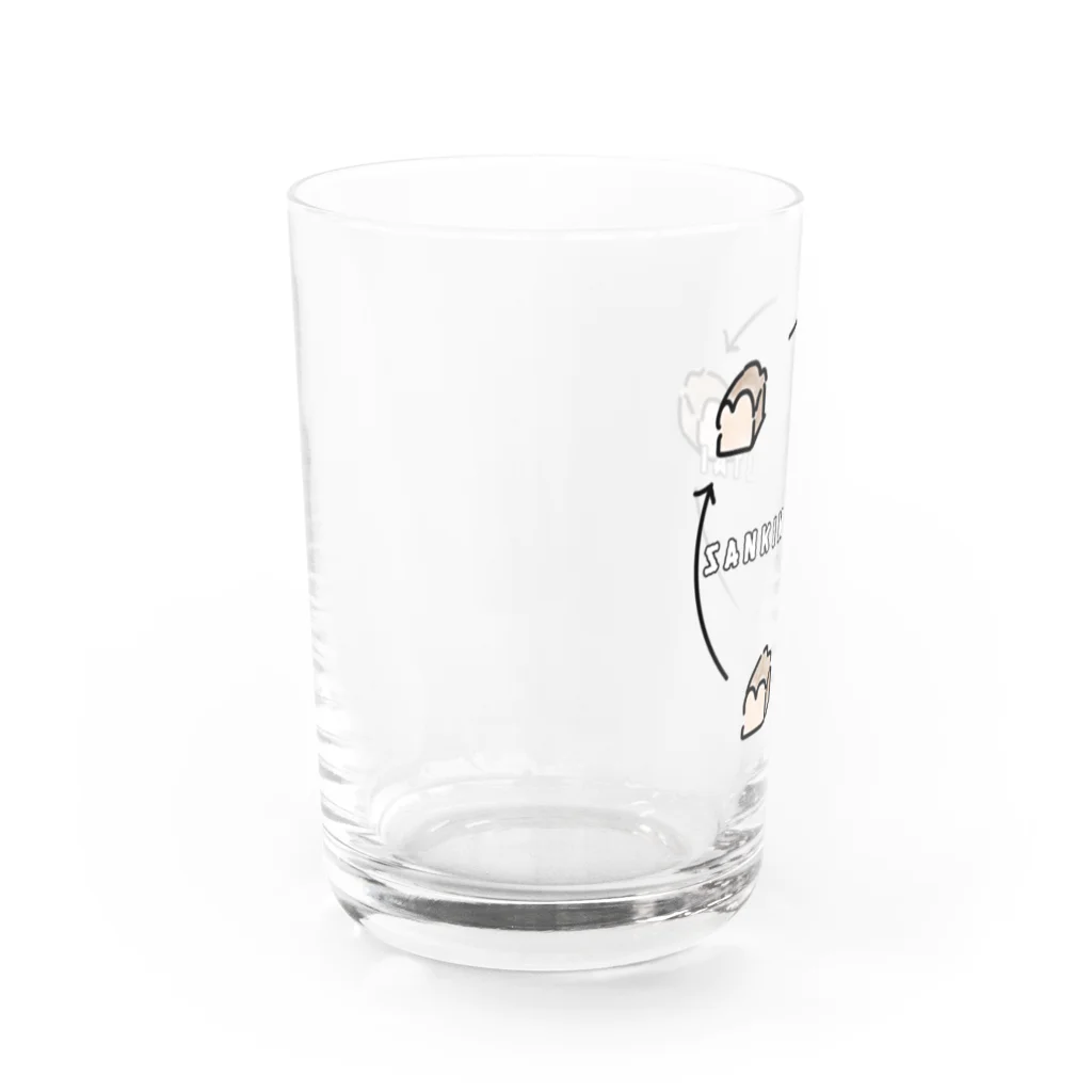 Opapanの食パン Water Glass :left