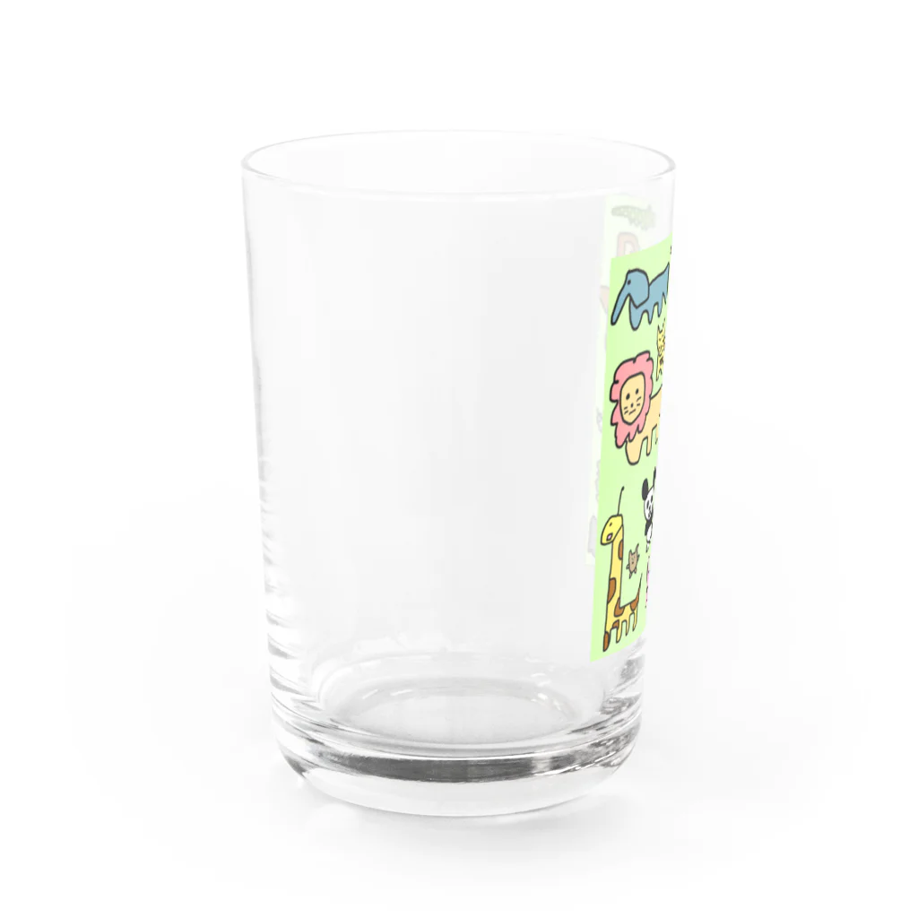 絵が下手な人。の不可解どうぶつ園 Water Glass :left