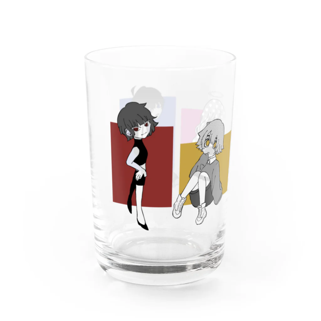 ハッピーポテトパーティーのコップ Water Glass :left