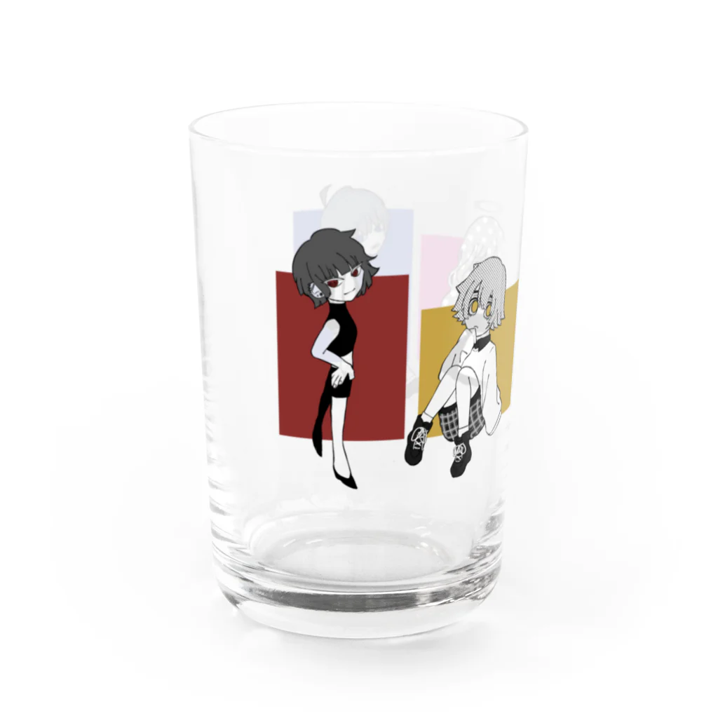 ハッピーポテトパーティーの全員集合❣️ Water Glass :left