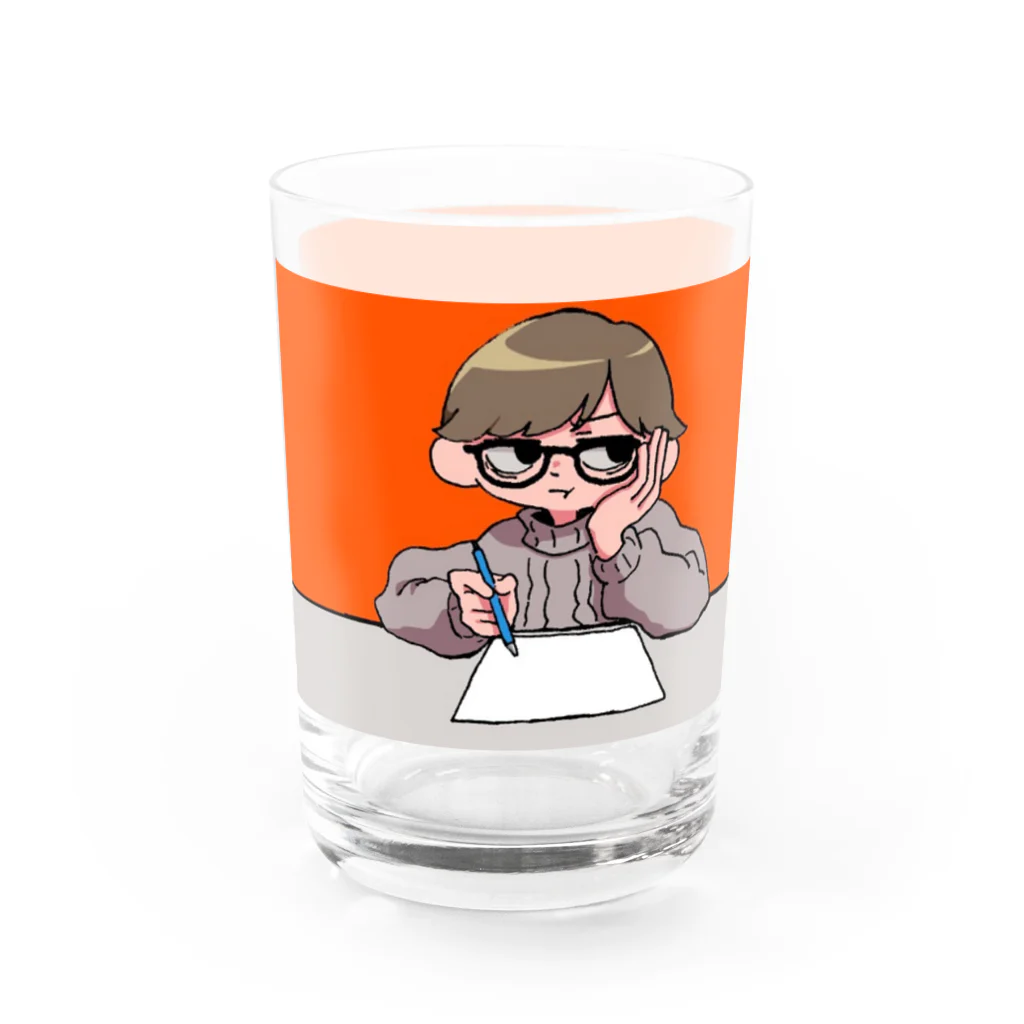 天使の輪のしじまちゃん Water Glass :left