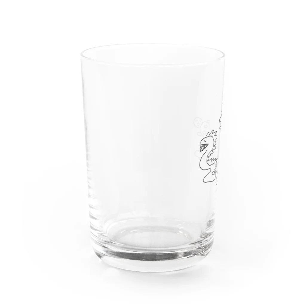 rutiletopiaの四神ちゃんグラス Water Glass :left