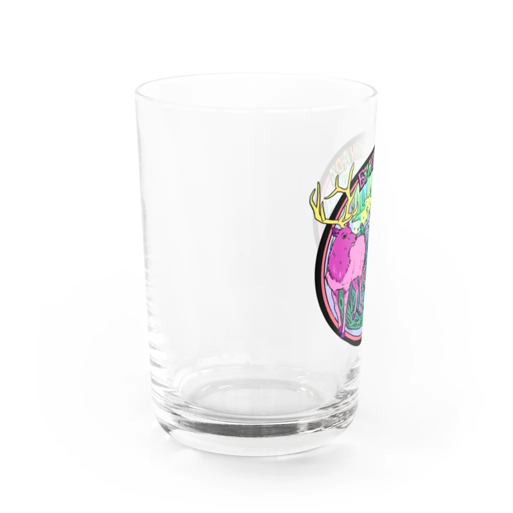 nvivetoのカナダの大自然と動物たち〜Banff Canada〜バンフカナダ〜カラーバージョン Water Glass :left